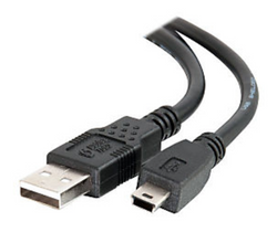 Mini-USB cable, 30 inches (75cm) long