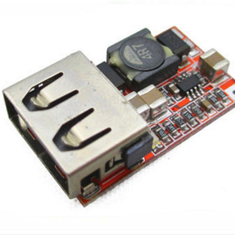 Módulo Convertidor Elevador DC-DC USB A USB - Ajustable De 5V A 6-15V | Pequeño Y De Alta Eficiencia Para Proyectos Electrónicos