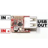 Step-up 1 - 5V in to USB 5V/1A DC-DC Boost Converter