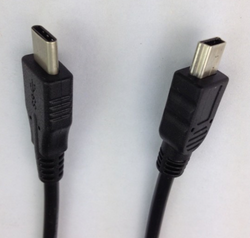 Type-C to Mini-USB cable, 40 inches (1m) long